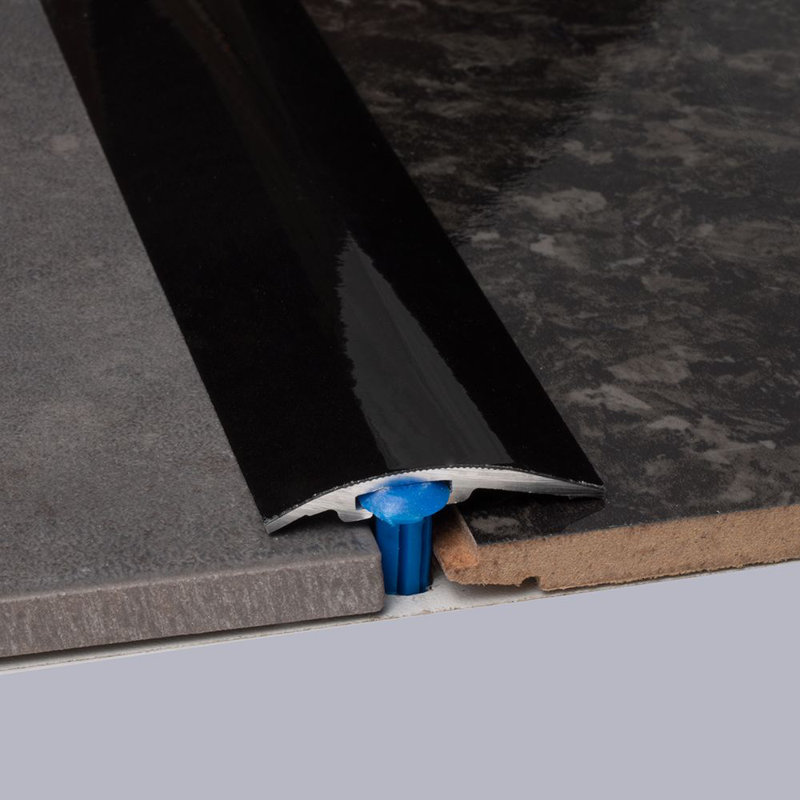 ELESGO Floor USA 0.25" x 1.5" x 35.5" Carpet Reducer in Black Wayfair